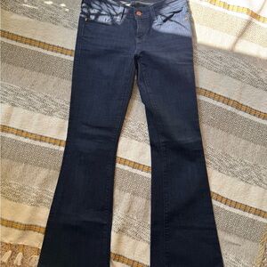 Pilcro Dark Indigo Flare Jeans